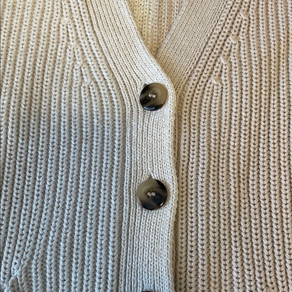 LINE Cotton Ribbed Cardigan - Picture 5 of 7